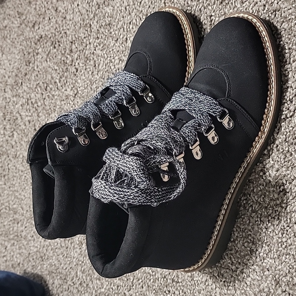 Lace up booties